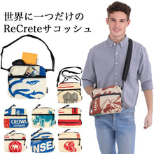 画像をギャラリービューアに読み込む, Shoebill ReCrete(リクリート)サコッシュ リサイクル生地