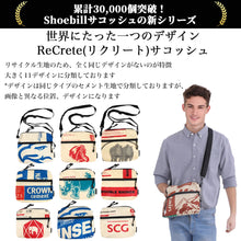 画像をギャラリービューアに読み込む, Shoebill ReCrete(リクリート)サコッシュ リサイクル生地