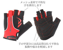 画像をギャラリービューアに読み込む, Shoebill 半指サイクルグローブ AI-05