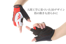 画像をギャラリービューアに読み込む, Shoebill 半指サイクルグローブ AI-05