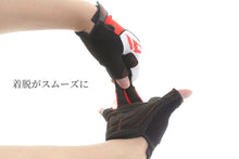 画像をギャラリービューアに読み込む, Shoebill 半指サイクルグローブ AI-05