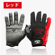 画像をギャラリービューアに読み込む, 自転車グローブ サイクリング 手袋 バイクグローブ 手袋 登山グローブ フルフィンガー 長指 春 秋 冬 メンズ レディース