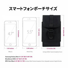 画像をギャラリービューアに読み込む, スマホポーチ メンズ ベルトケース ウェストポーチ スマートフォン バッグ iPhone8 Plus XS Max も収納可