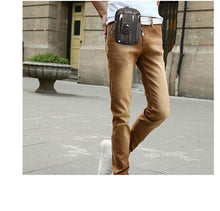 画像をギャラリービューアに読み込む, スマホポーチ メンズ 大きめ おしゃれ ウェストバッグ ベルトケース ヒップバッグ スマホホルスター iPhone8Plus iPhone XS Max収納可