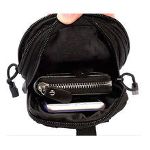 画像をギャラリービューアに読み込む, スマホポーチ メンズ 大きめ おしゃれ ウェストバッグ ベルトケース ヒップバッグ スマホホルスター iPhone8Plus iPhone XS Max収納可