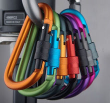 画像をギャラリービューアに読み込む, カラビナ 登山 キャンプ アウトドア 旅行用品 釣り ペツル トレッキング スポーツ ネジロック機能 脱落防止