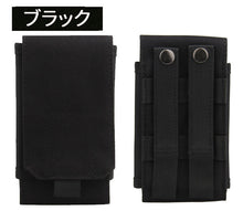 画像をギャラリービューアに読み込む, スマートフォン ポーチ ベルト装着可 メンズ レディース ベルトケース ウェストポーチ スマートフォン バッグ ベルクロ iPhoneSE(第2世代) 11 Pro Max XS Max 8Plusも収納可