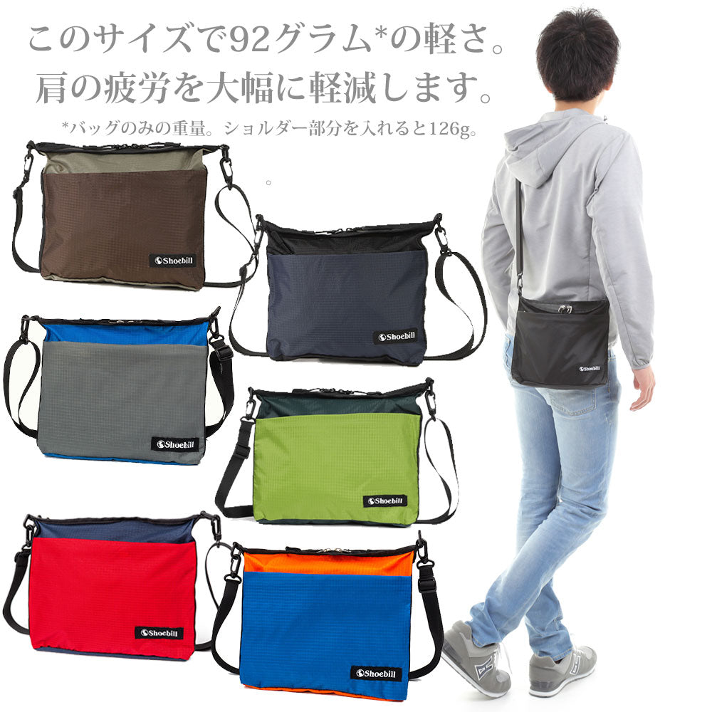 サコッシュ サコッシュバッグ メンズ ナイロン 防水 登山