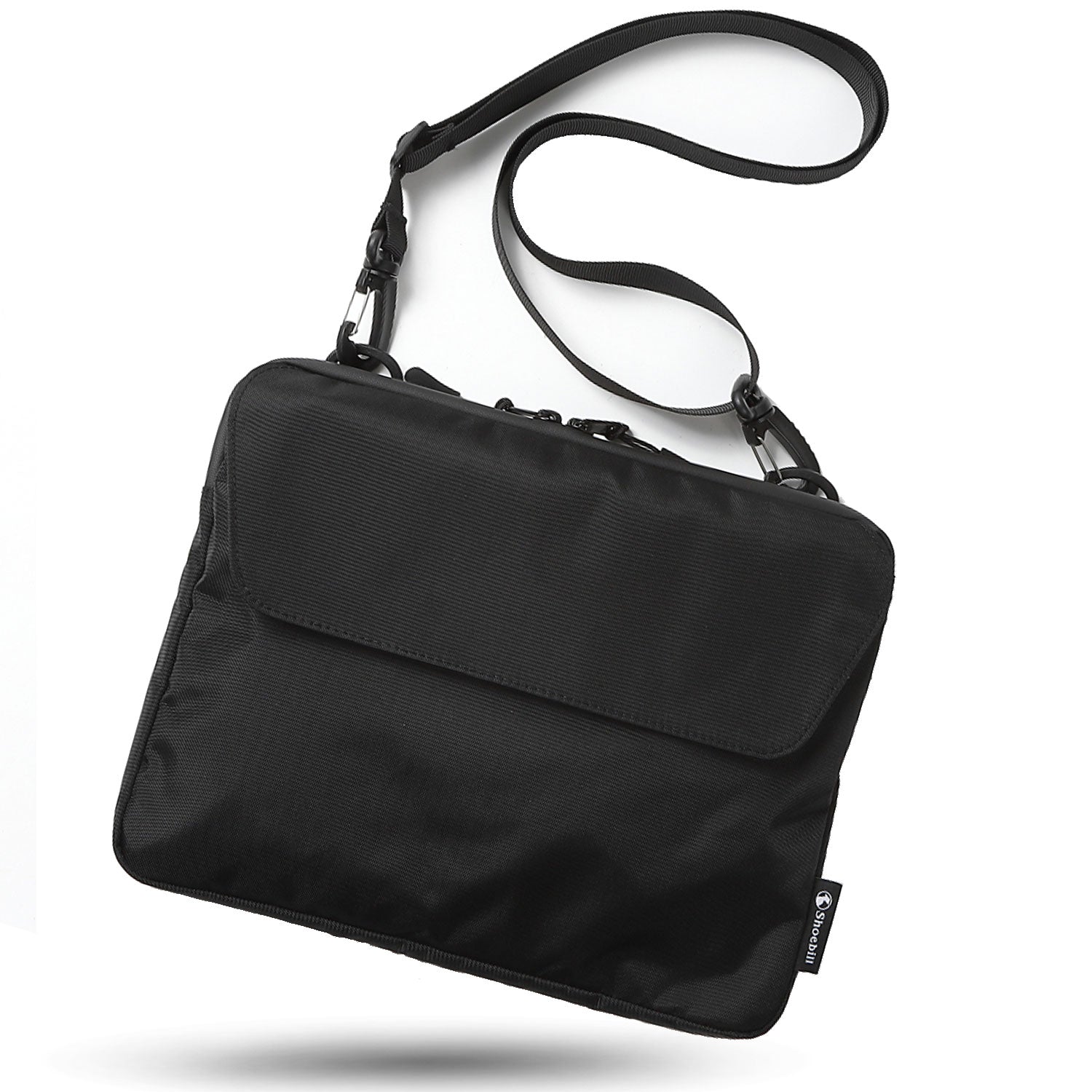 FlapTrek サコッシュ スリム＆防水 11インチiPad対応 ワンタッチ開閉で